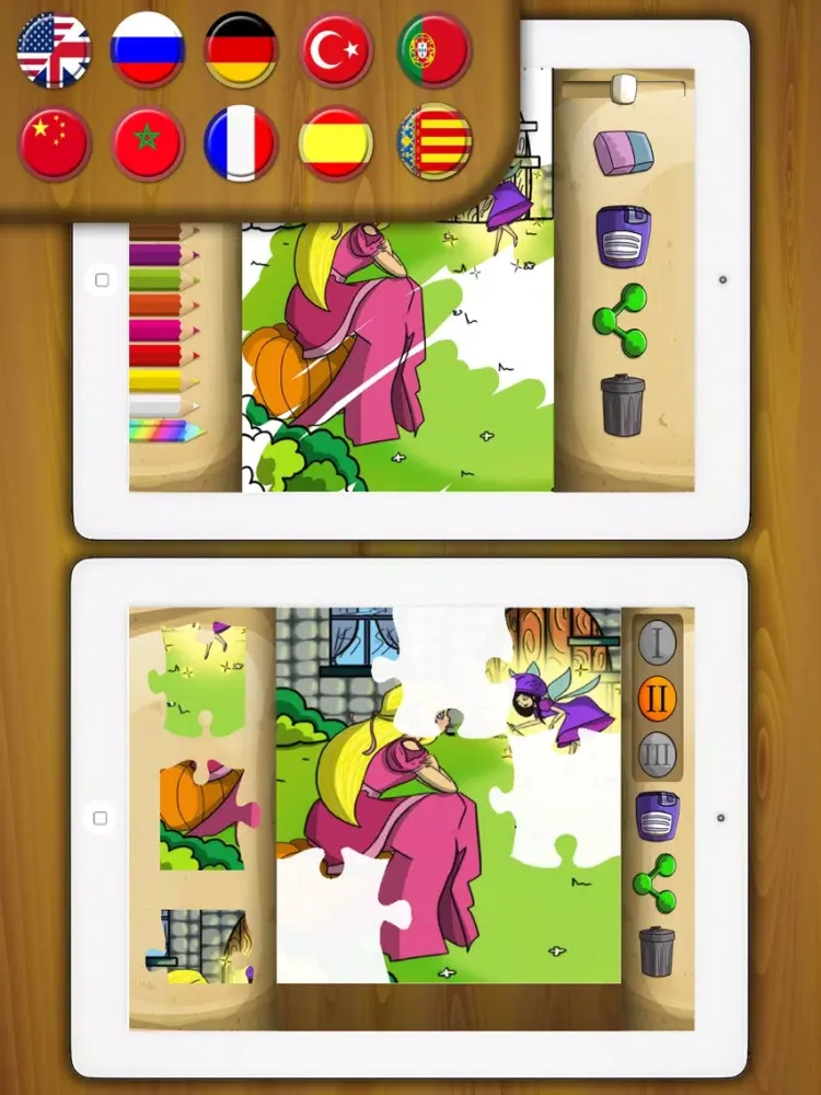 Cinderella Classic short stories book – Pro iPad  سکرین شاٹس