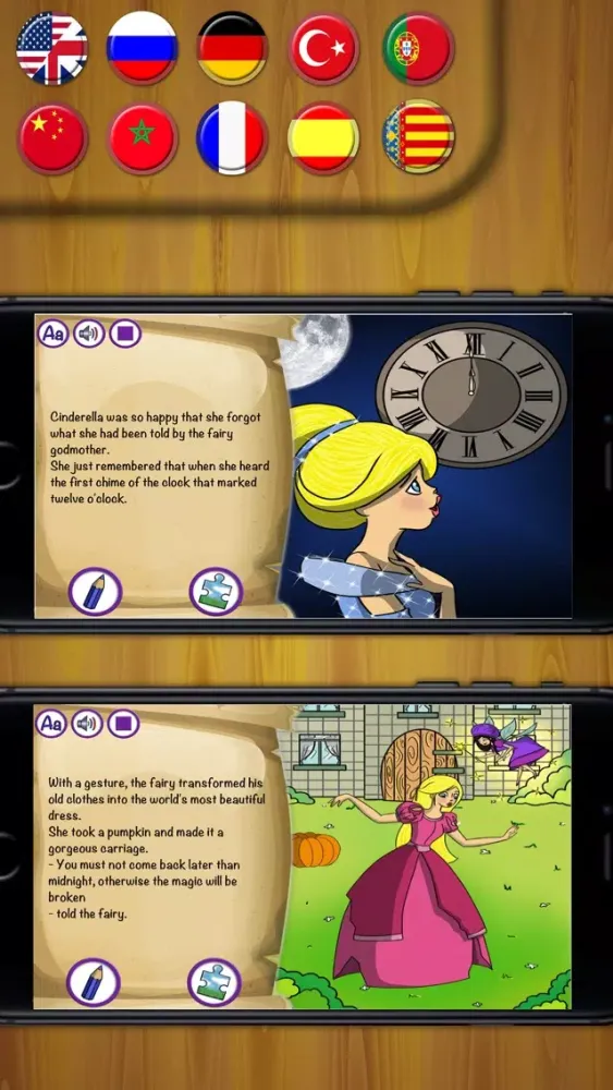Cinderella Classic short stories book – Pro سکرین شاٹس