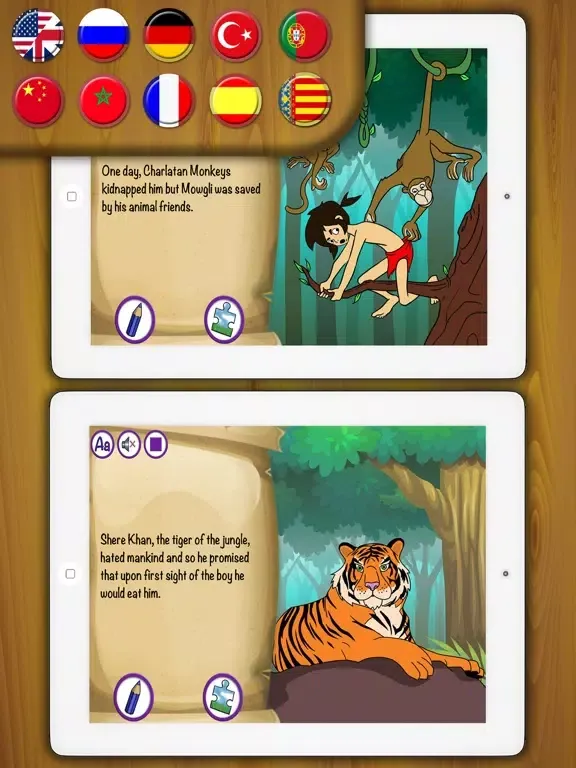 Capturas de tela do The Jungle Book - Classic tales for kids iPad 