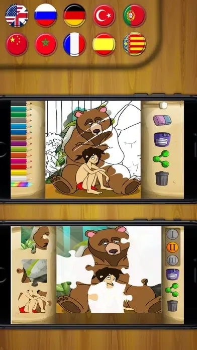 Capturas de tela do The Jungle Book - Classic tales for kids
