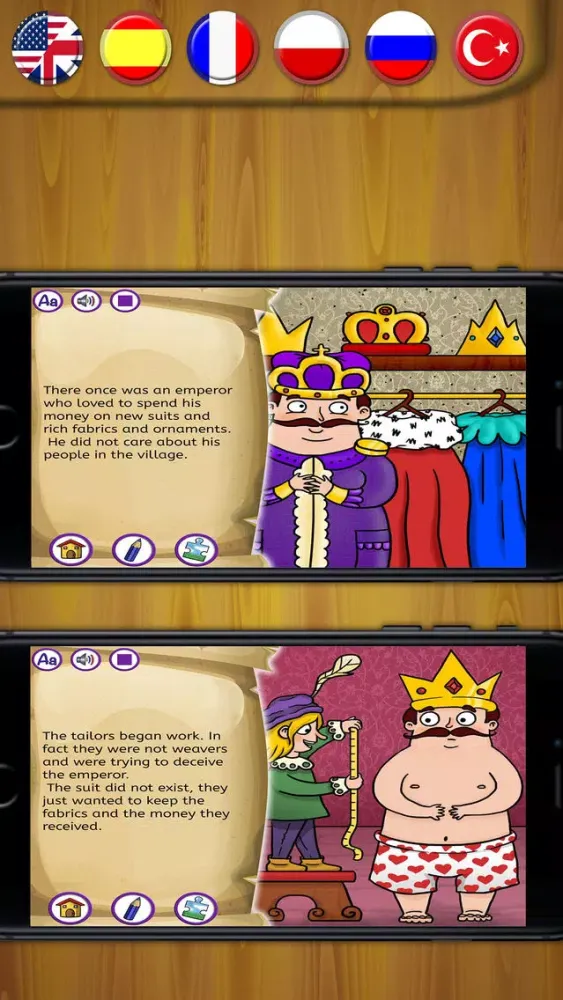 Captures d'écran de The Emperor's new clothes classic stories – Pro