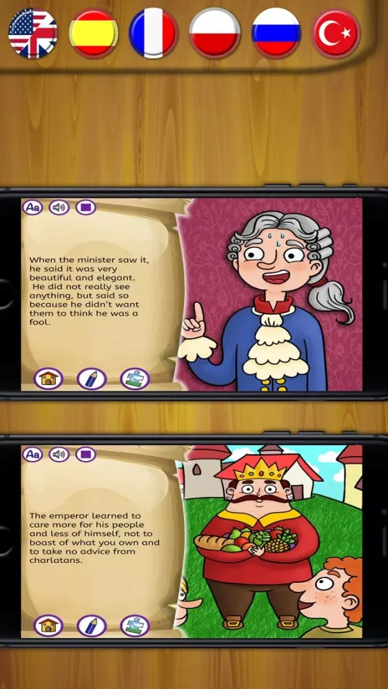 Captures d'écran de The Emperor's new clothes classic stories – Pro