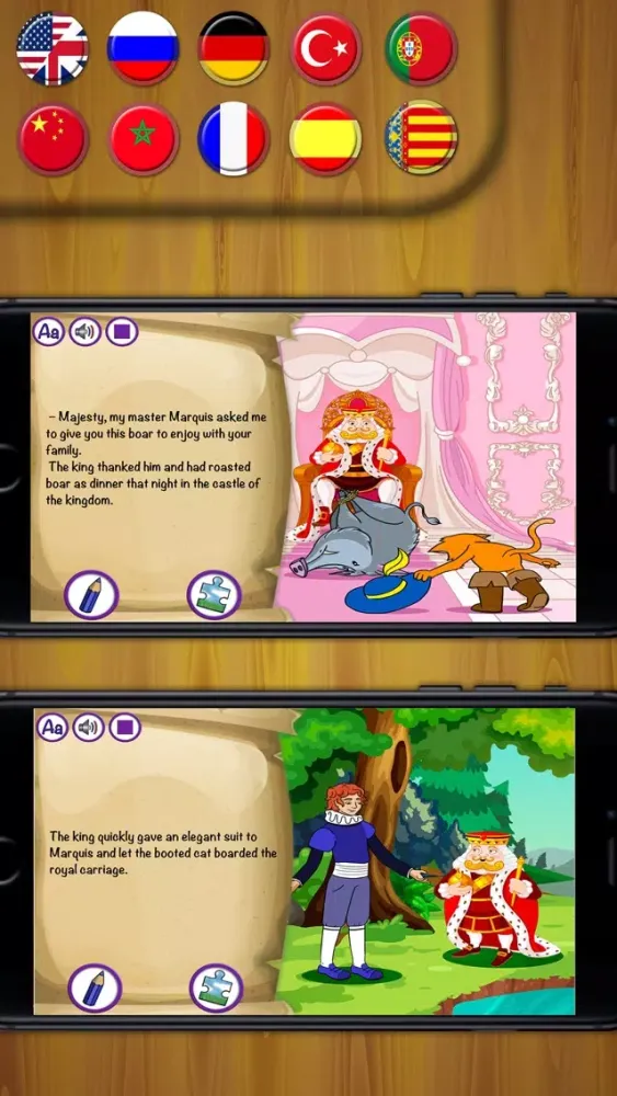 Capturas de tela do Puss in Boots classic tales - Premium