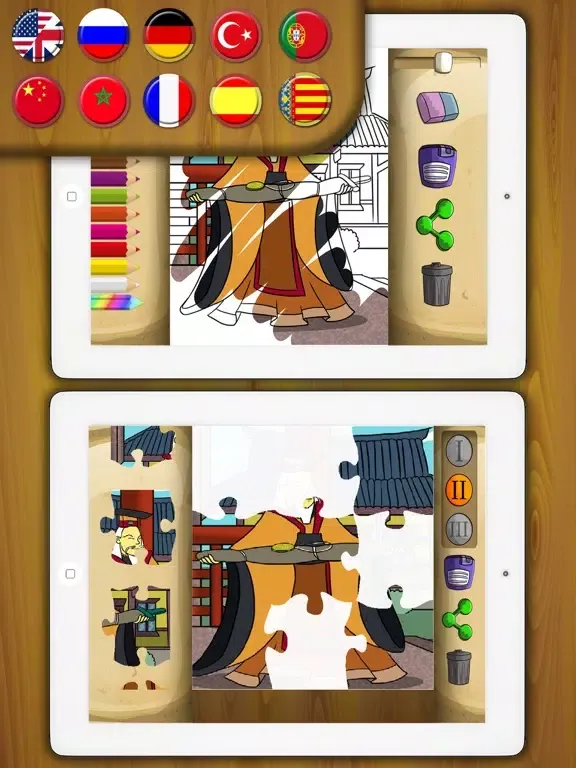 Mulan Classic tales - interactive book for kids. iPad  Screenshots
