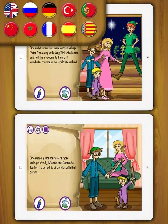 Capturas de pantalla de Peter Pan Classic tales - interactive books iPad 