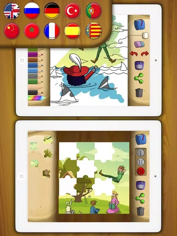 Capturas de pantalla de Peter Pan Classic tales - interactive books iPad 