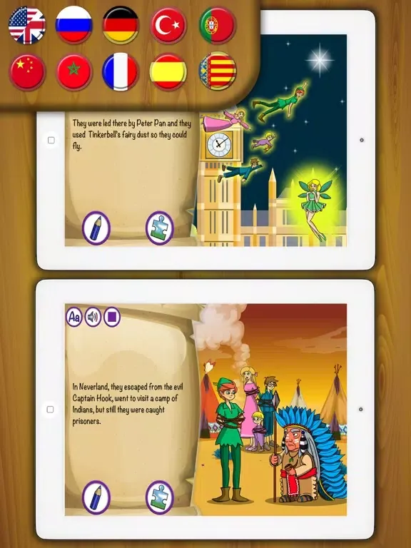 Capturas de pantalla de Peter Pan Classic tales - interactive books iPad 