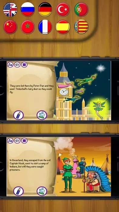 Capturas de pantalla de Peter Pan Classic tales - interactive books