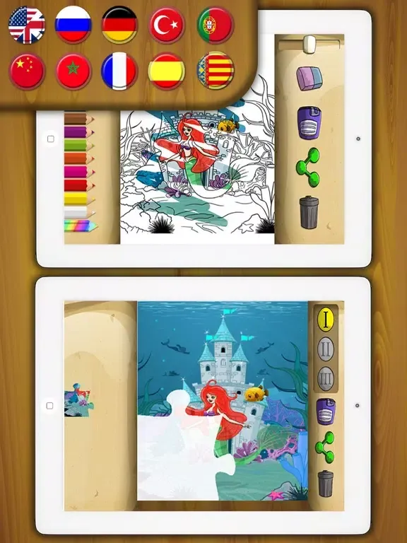 Capturas de pantalla de Tale of the Little Mermaid - interactive books iPad 