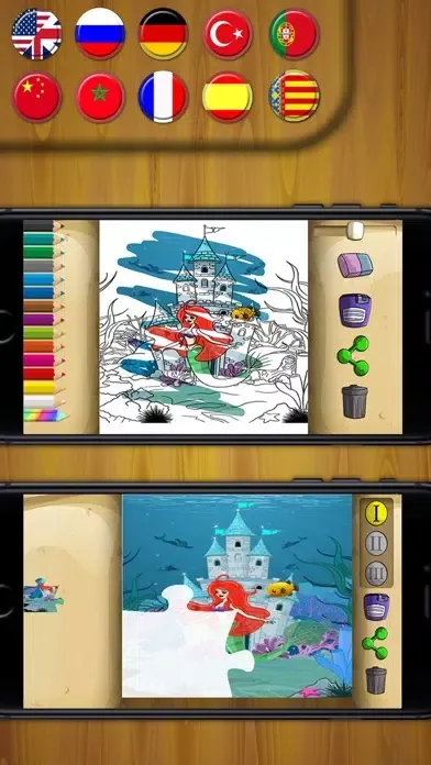 Capturas de pantalla de Tale of the Little Mermaid - interactive books