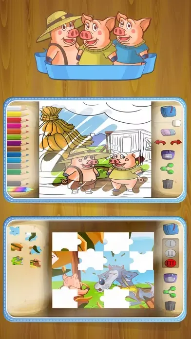 Tangkapan skrin Three Little Pigs - Tale