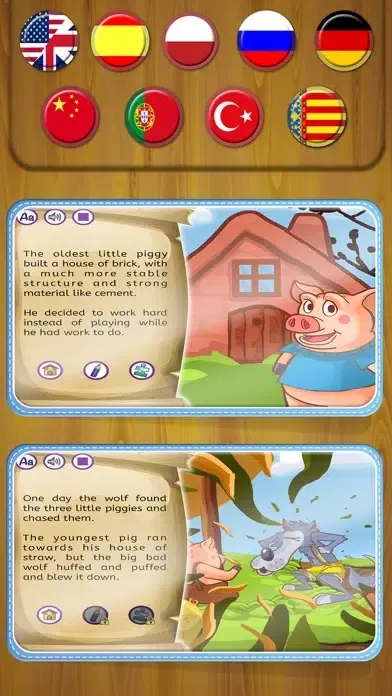 Tangkapan skrin Three Little Pigs - Tale