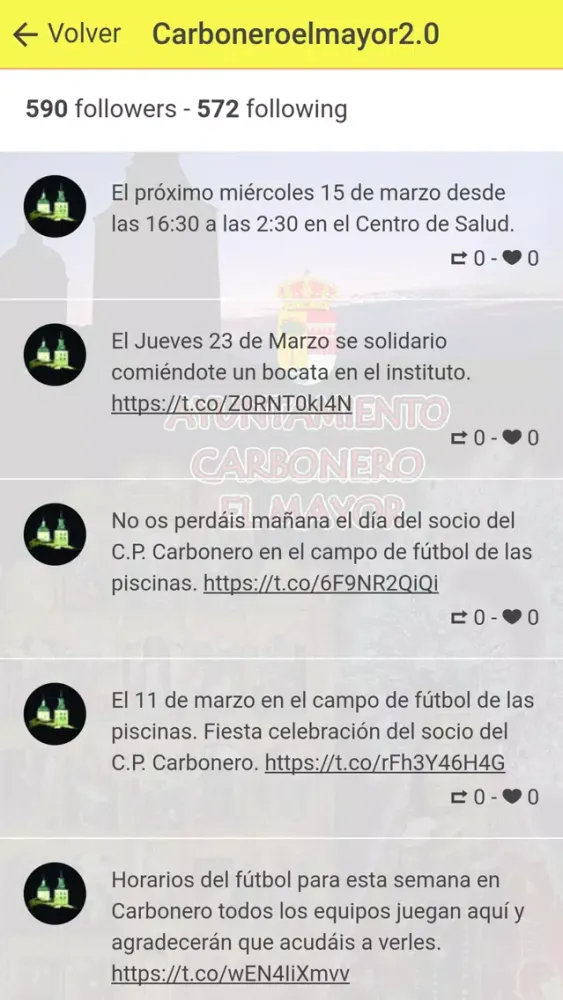 Ayuntamiento de Carbonero el Mayor स्क्रीनशॉट
