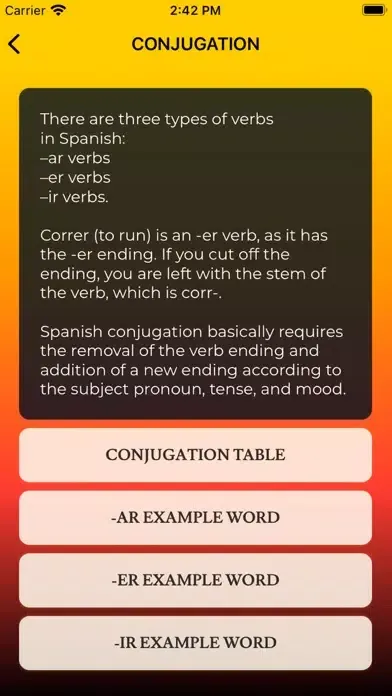 Spanish Reference Ekran Görüntüleri