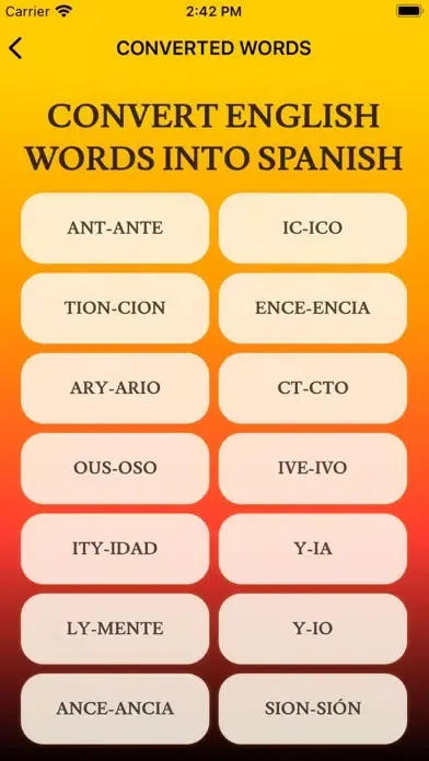 Spanish Reference Ekran Görüntüleri