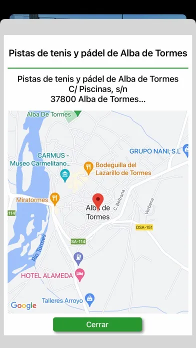 Captures d'écran de Reservas Alba de Tormes