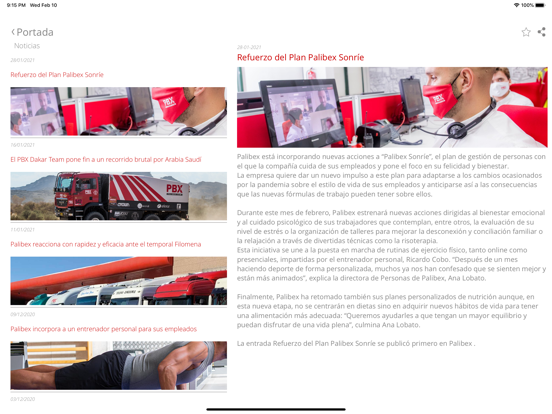 Zrzuty ekranu PBX Multimedia iPad 