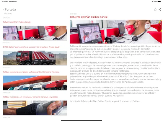 PBX Multimedia iPad  स्क्रीनशॉट