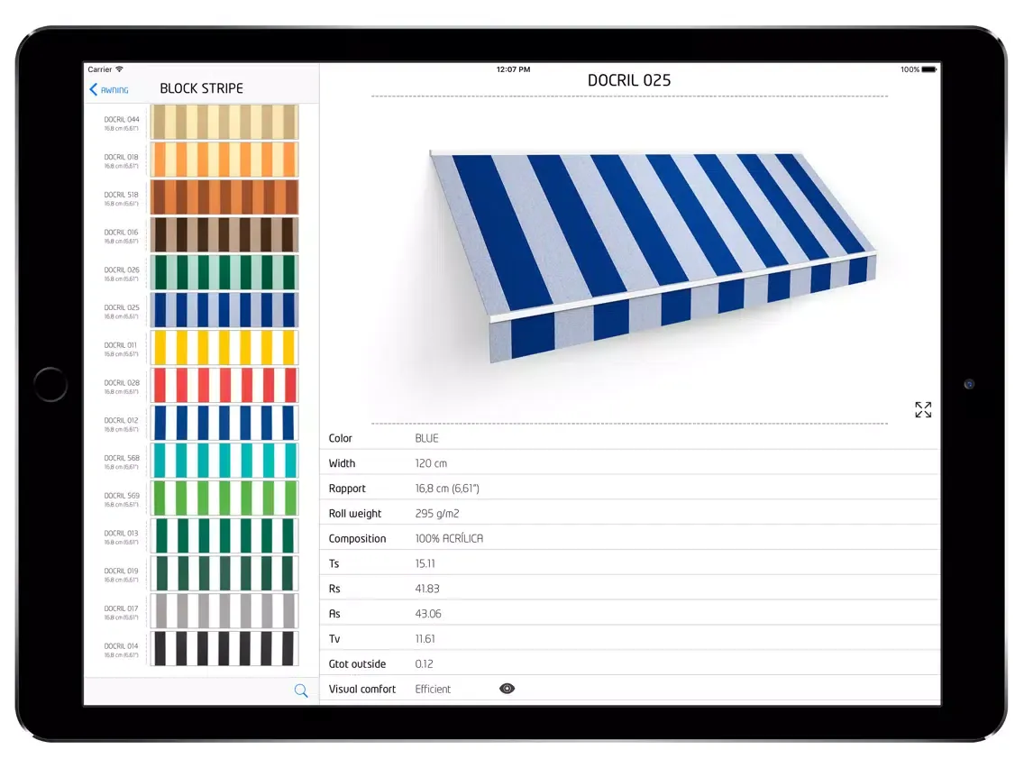 Tangkapan skrin Citel iPad 