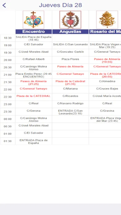 Guía Semana Santa Almería 2024 Screenshots