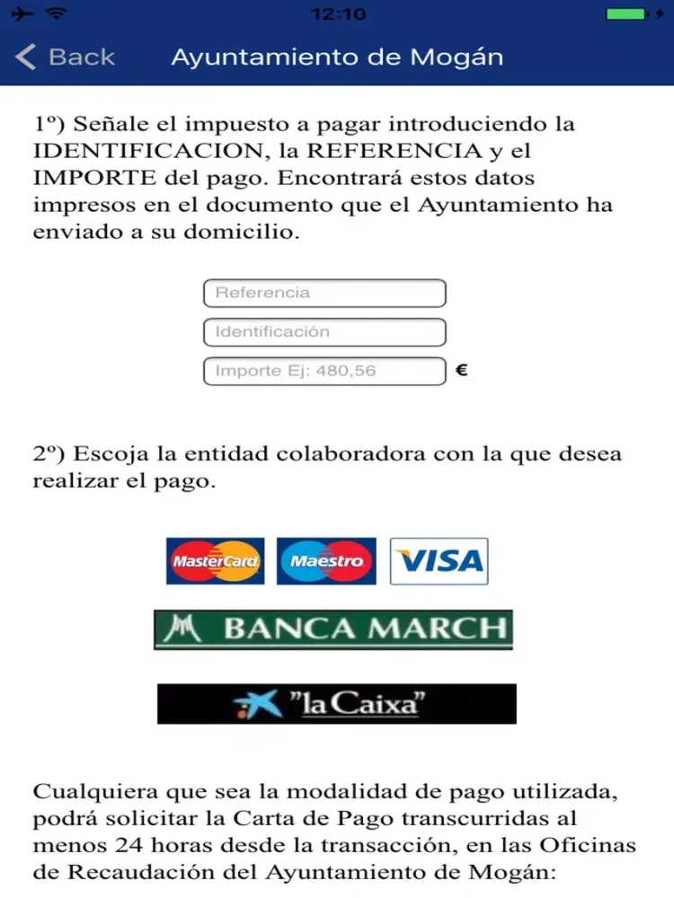 Mogán, Pago de Impuestos iPad  স্ক্রিনশট