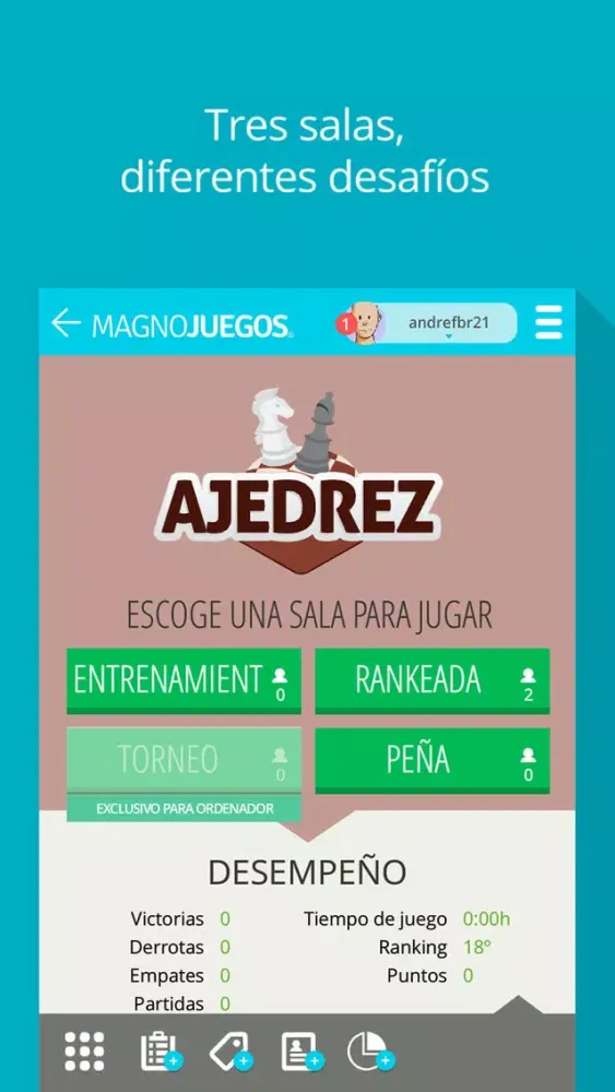Captures d'écran de Ajadrez MagnoJuegos