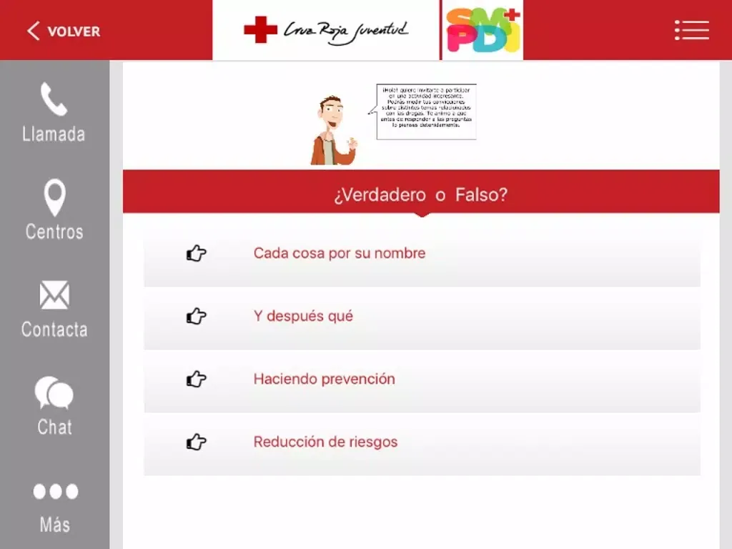 Ảnh chụp màn hình của SobreDrogas CRJ iPad 