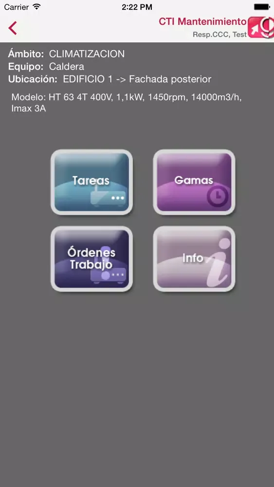 Capturas de pantalla de CTI Facility Management