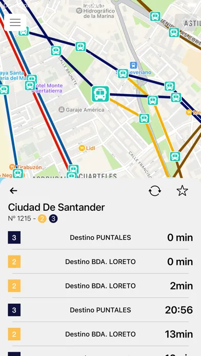 Captures d'écran de Bus Cádiz