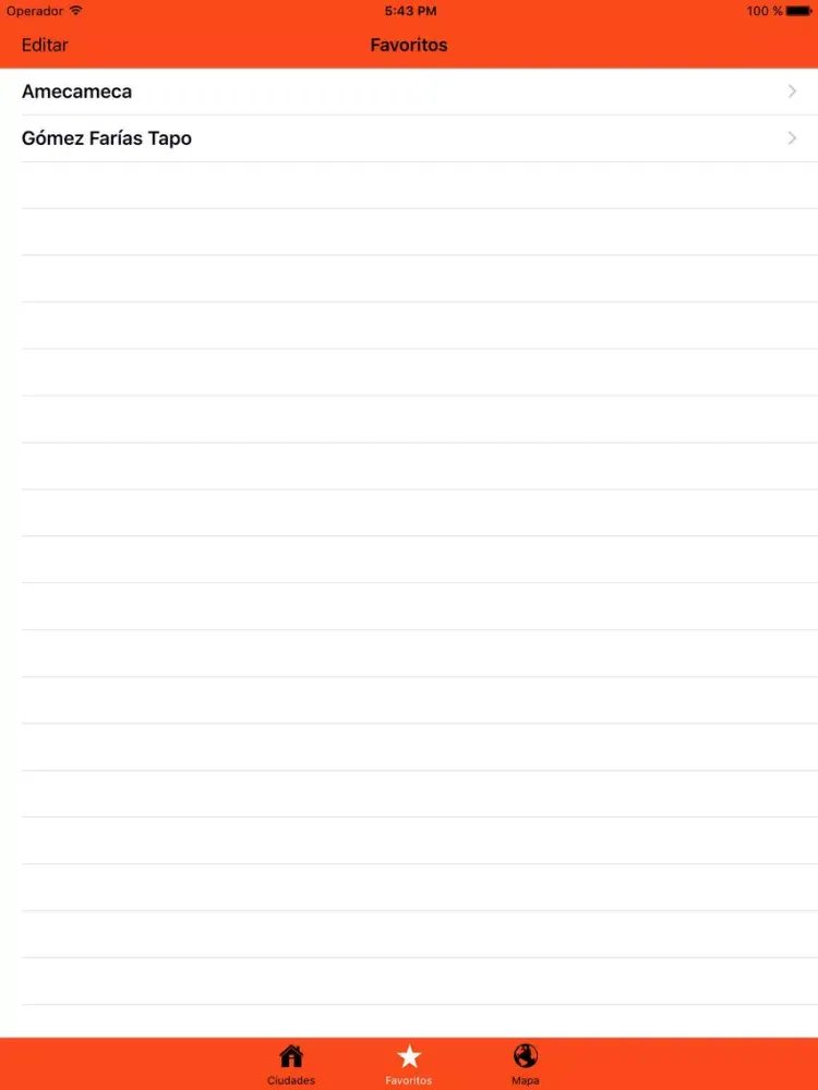 ADO Volcanes iPad  Screenshots