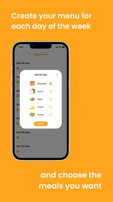 Bite Plan: Weekly Menu Planner 스크린샷