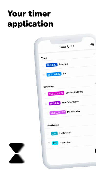 Time Until - Countdown timers应用截图