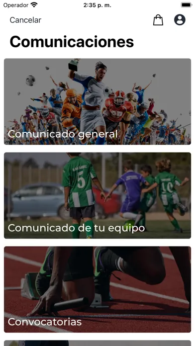 Sportec O Meu Club Ekran Görüntüleri
