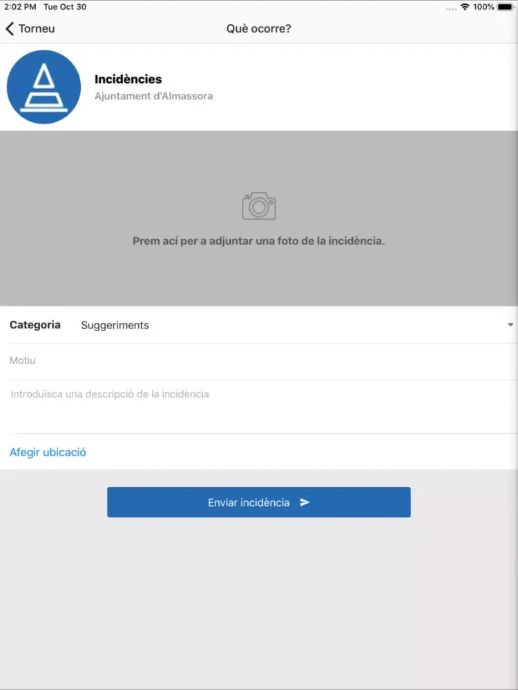 Almassora iPad  Ekran Görüntüleri