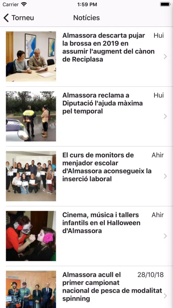 Almassora Ekran Görüntüleri