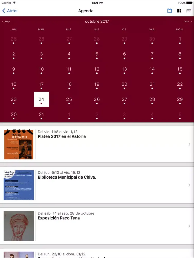 Zrzuty ekranu Chiva iPad 