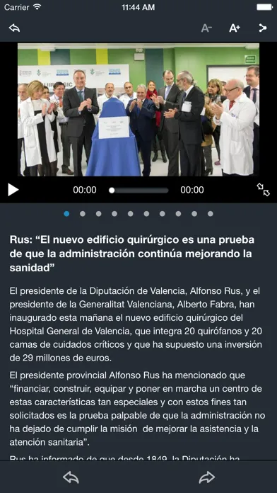 Screenshot di Diputación de Valencia