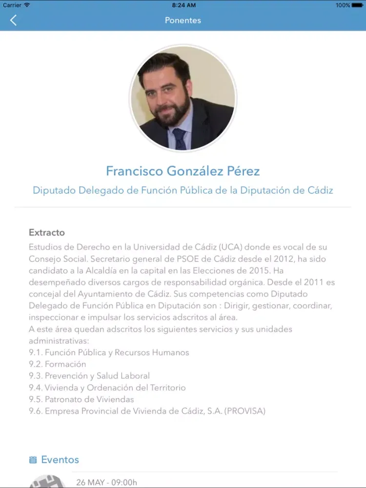 Ảnh chụp màn hình của Coaching en la Administración Pública - Diputación de Cádiz iPad 