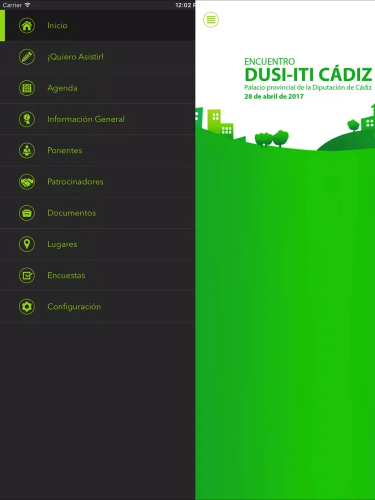Zrzuty ekranu ENCUENTRO DUSI-ITI CÁDIZ iPad 