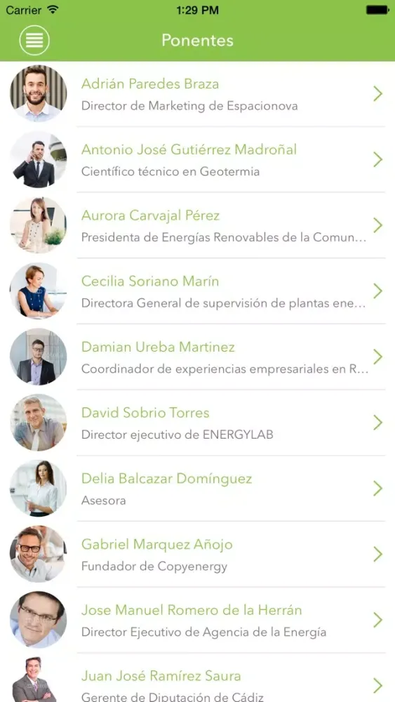 Capturas de tela do Energify - Eventum