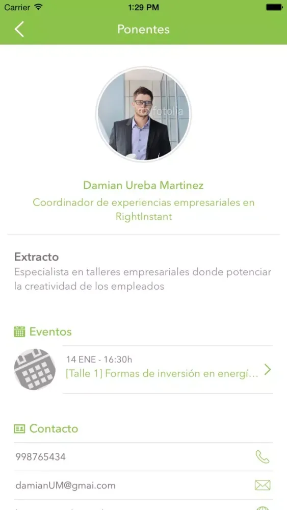 Capturas de tela do Energify - Eventum