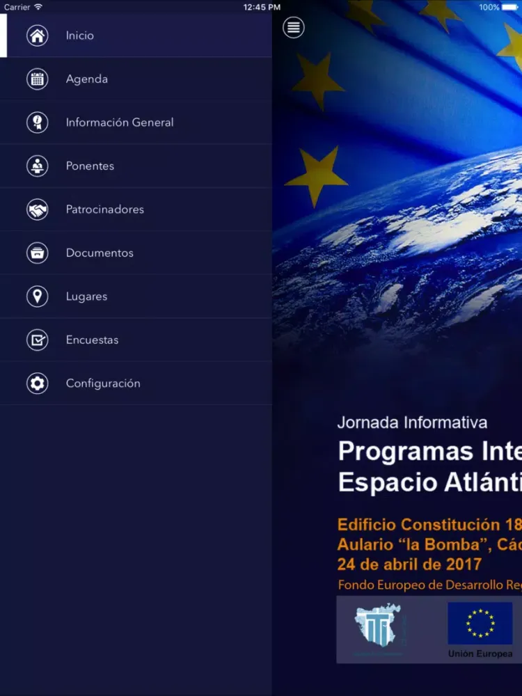 Jornada ITI OTRI-UCA iPad  스크린샷