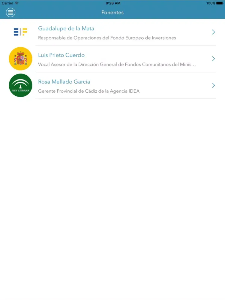 Jornadas de la Iniciativa Pyme y Programas iPad 应用截图