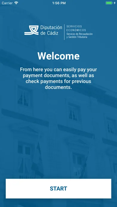 Capturas de pantalla de DipuPay - Diputación de Cádiz