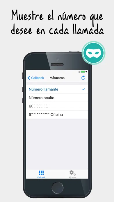 Captures d'écran de Callback Duocom – Sin Roaming