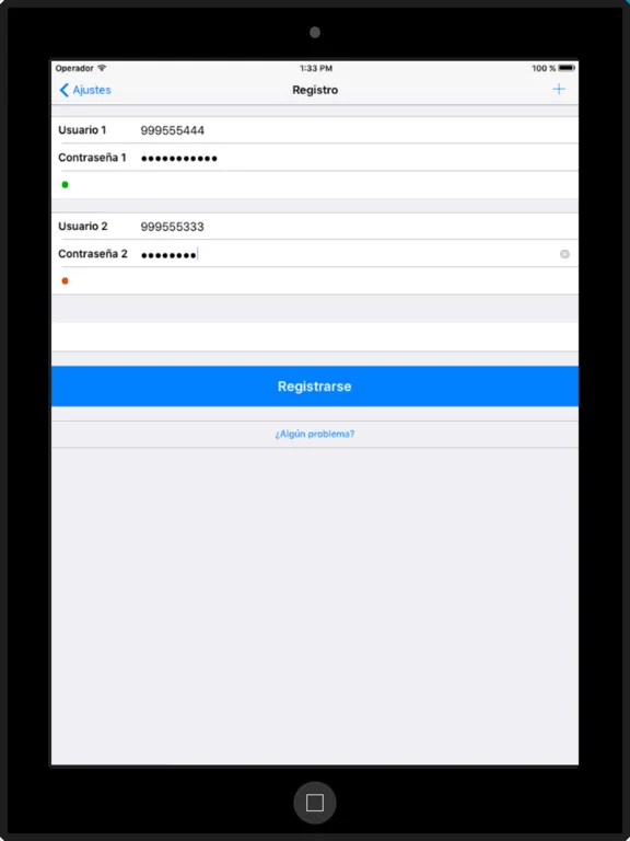 Capturas de pantalla de Voip Duocom - softphone SIP iPad 