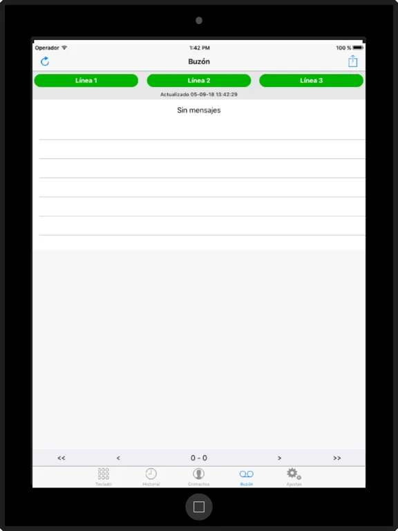 Capturas de pantalla de Voip Duocom - softphone SIP iPad 