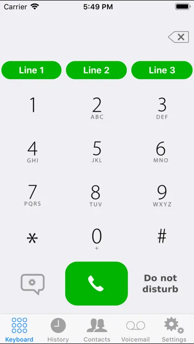 Capturas de pantalla de Voip Duocom - softphone SIP
