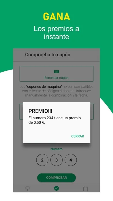 Escáner Cupón para la ONCE Screenshots