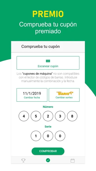 Escáner Cupón para la ONCE Screenshots